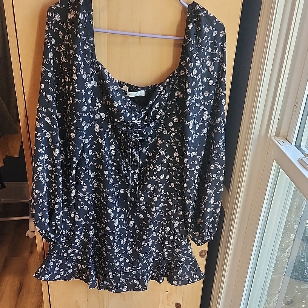 Altar'd State Navy Floral Dress